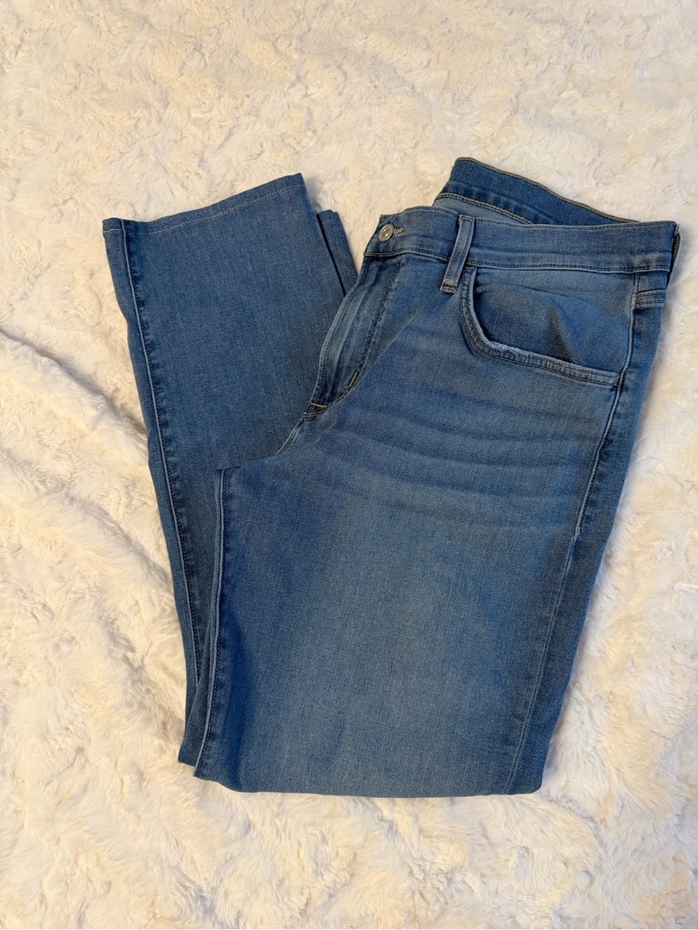 Hudson Jeans Skinny in Mid Blue Denim